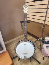 Load image into Gallery viewer, Vintage Lange Tenor Banjo with hard case - USED
