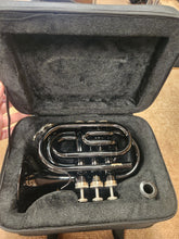Load image into Gallery viewer, Mendini Pocket Trumpet with Case - USED
