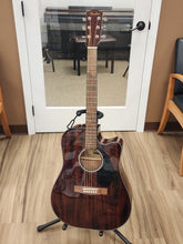 Load image into Gallery viewer, Fender CD-60SCE Dread Mahogany Acoustic Electric Guitar - Like New

