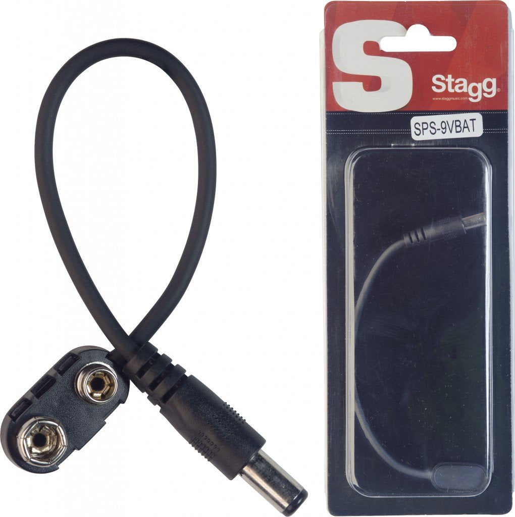 Stagg Power Cable Male L-Bat .9V SPS-9VBAT