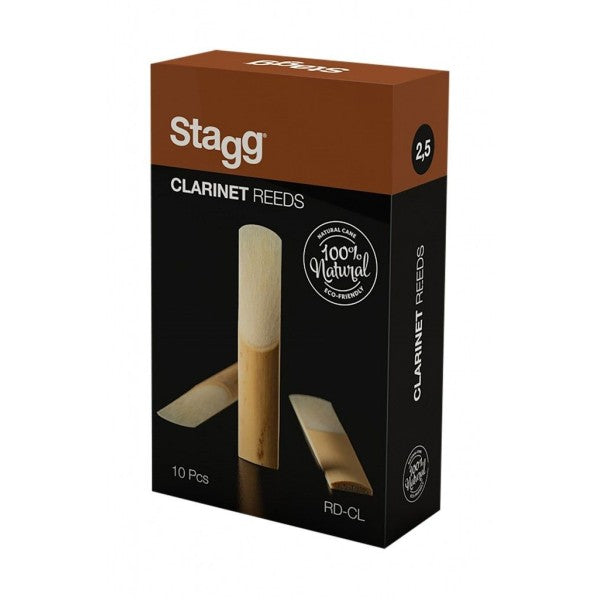 Stagg Clarinet Reeds RD-CL 2.5 Box of 10