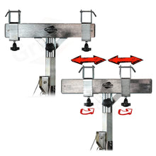 Load image into Gallery viewer, GRIFFIN Crank Lighting Truss Stands - T Adapter Bar &amp; DJ Booth Trussing System for Light Cans
