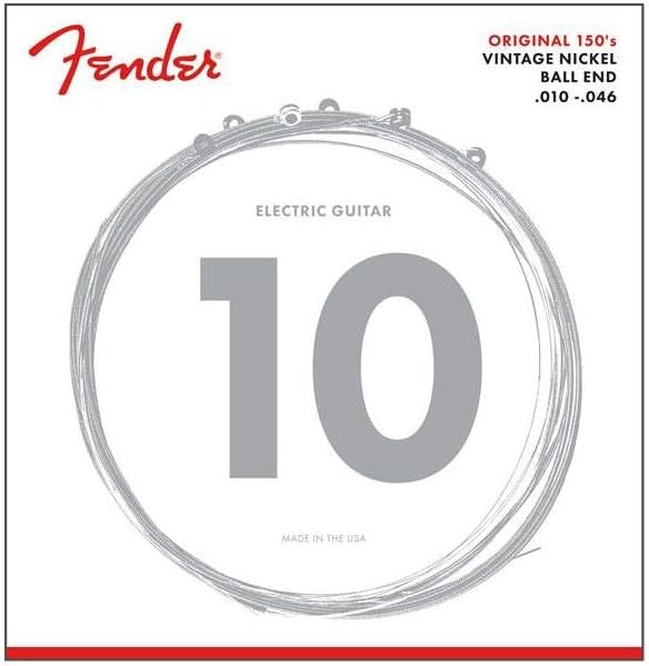 Fender Original 150's Pure Nickel Wound Ball End Electric Guitar Strings - .010 to .046