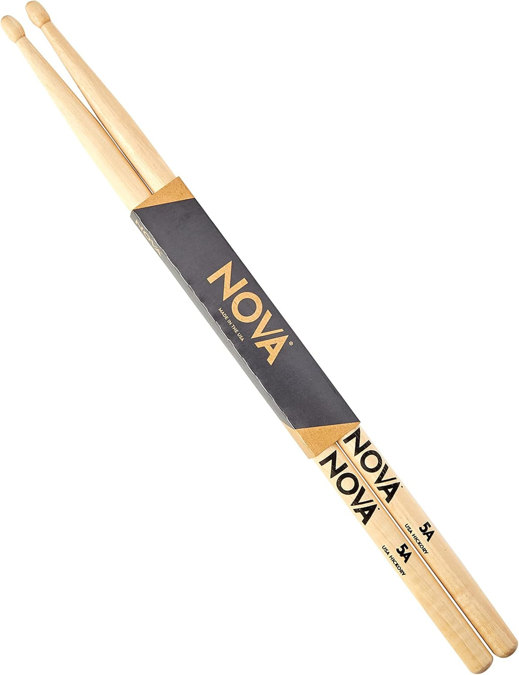 Vic Firth 5A Hickory Drum Sticks NOVA Wood Tip