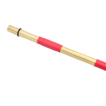 Load image into Gallery viewer, Stadium Drum Brushes - Bamboo Rods with Rubber Handle
