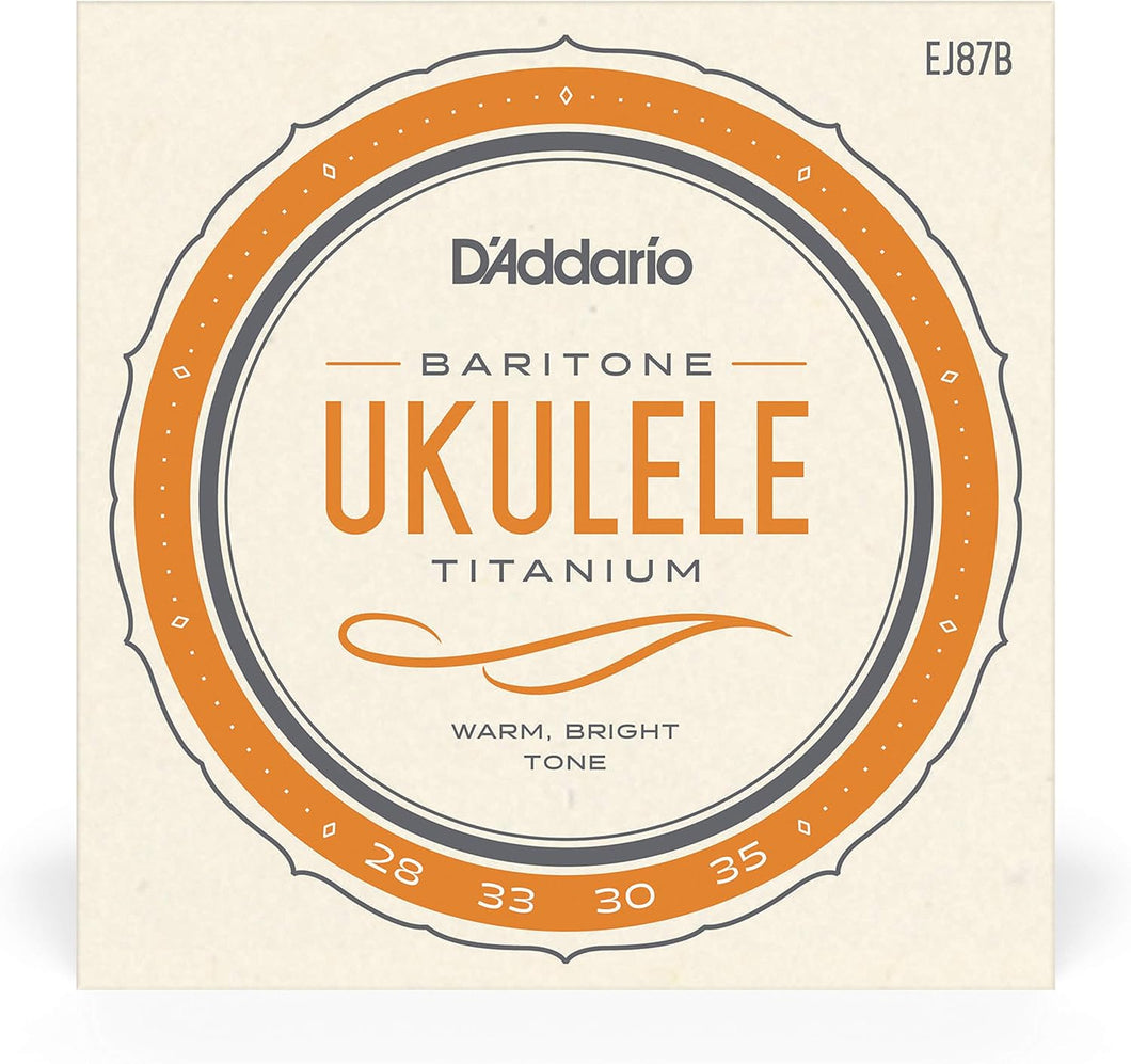 D'Addario Titanium Baritone Ukulele Strings EJ87B