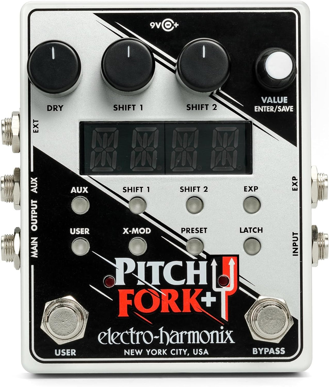 Electro-Harmonix Pitch Fork + Polyphonic Pitch Shifter Pedal