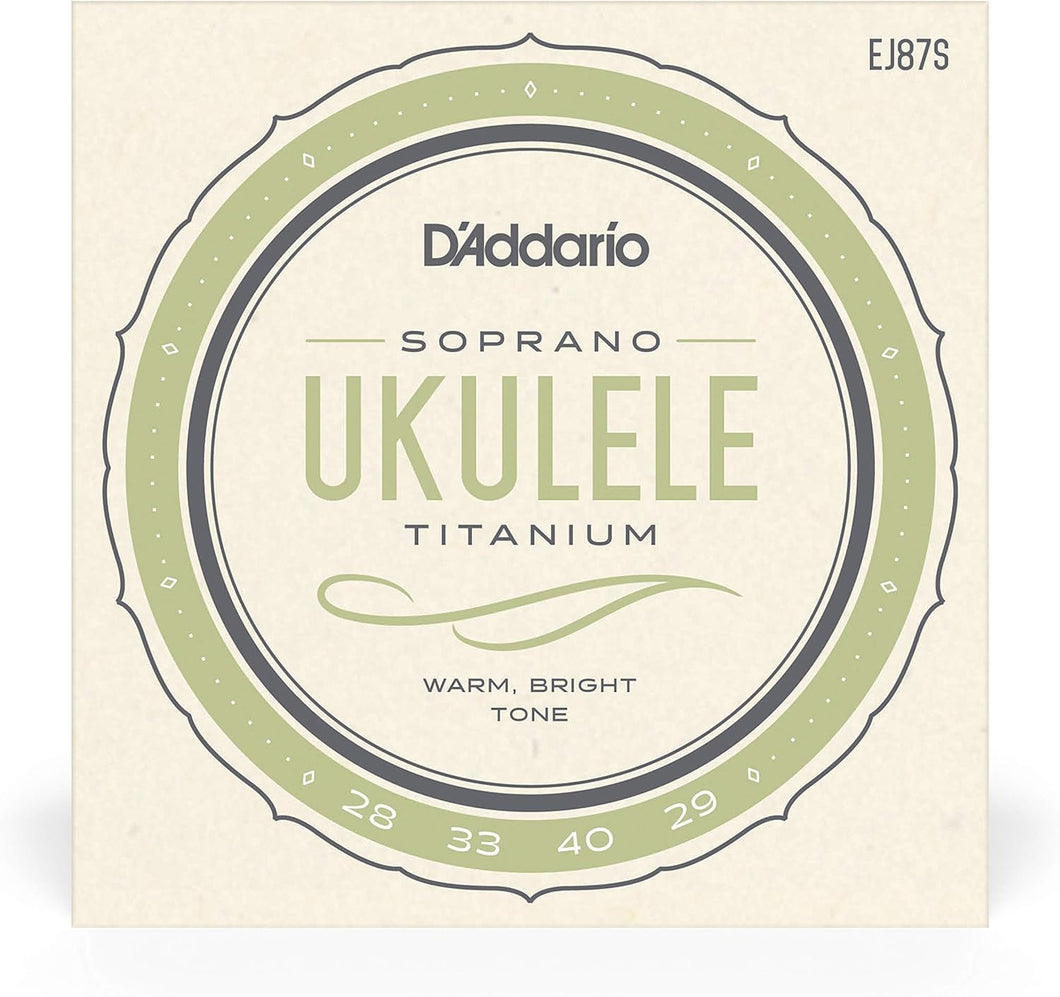 D'Addario Titanium Soprano Ukulele Strings EJ87S