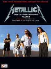 Load image into Gallery viewer, Metallica Easy Guitar with Lessons Volume 1
