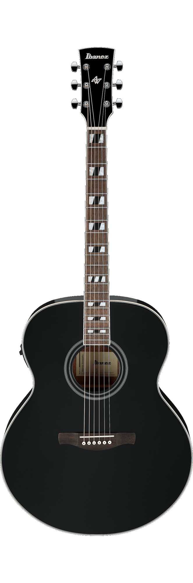Ibanez AJ70M1EBK Jumbo Acoustic Electric Guitar