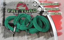 Load image into Gallery viewer, XLR Microphone Cables (4 Pack) by FAT TOAD - 50ft Professional Pro Audio Green Mic Cord Extension
