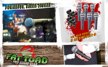 Load image into Gallery viewer, Cardioid Dynamic Microphones &amp; Clips (6 Pack) by FAT TOAD - Professional Vocal Handheld, Unidirectional Mic - Singing Microphone Designed for DJ Stage
