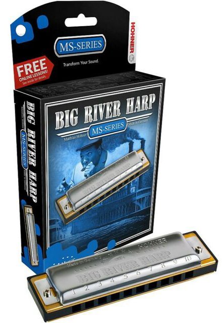 Hohner 590BXG Big River Harp Diatonic Harmonica - Key of G