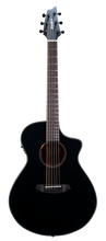 Load image into Gallery viewer, Breedlove Discovery S Satin Black CE European Spruce - African Mahogany Acoustic Electric Guitar
