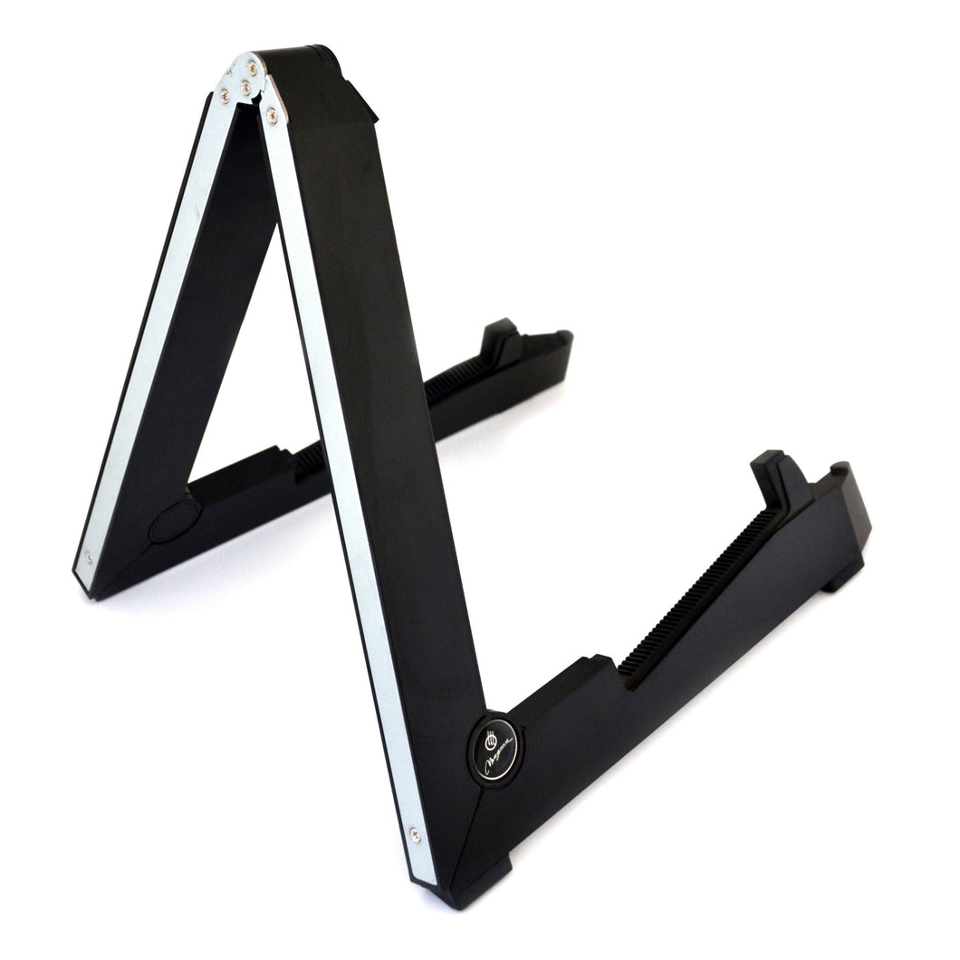 Magma Guitar Stand, Metal ABS Material Universal for Acoustic,Classical, Electrical and Bass Guitar Black (MSMS01)