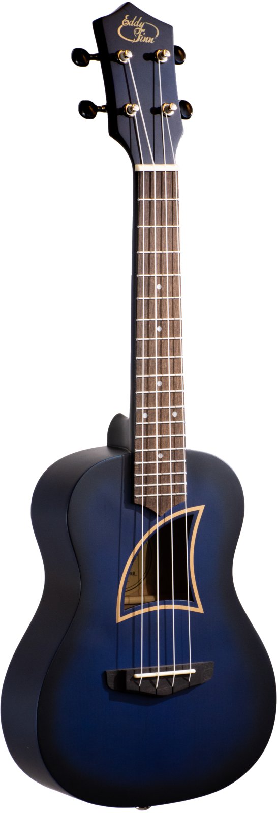 Eddy Finn EF05C-BB Concert Ukulele in Blueburst with bag