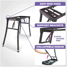 Load image into Gallery viewer, Collapsible Keyboard Stand and Piano Bench Stool
