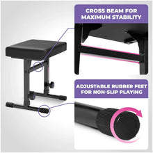 Load image into Gallery viewer, Collapsible Keyboard Stand and Piano Bench Stool
