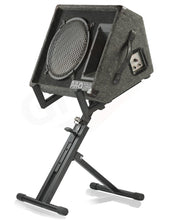 Load image into Gallery viewer, Guitar Combo Amplifier Stand by GRIFFIN - PA Speaker Karaoke Monitor Holder - Low Profile Pro-Audio
