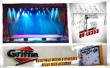 Load image into Gallery viewer, GRIFFIN - Crank Up Triangle Light Truss System - DJ Booth Trussing Stand Kit for Light Cans
