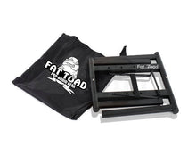 Load image into Gallery viewer, Folding DJ Laptop Stand with Sub-tray Shelf by FAT TOAD - Pro Audio Computer Table Top Rack Stand
