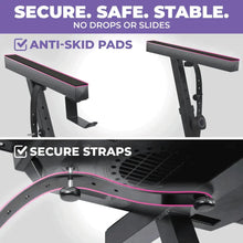 Load image into Gallery viewer, Adjustable Z Style Black Keyboard Stand
