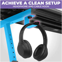 Load image into Gallery viewer, Light Blue Adjustable Z Style Keyboard Stand
