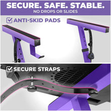 Load image into Gallery viewer, Adjustable Purple Z Style Keyboard Stand
