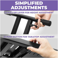 Load image into Gallery viewer, Expandable DJ Table Portable Audio Mixer Stand
