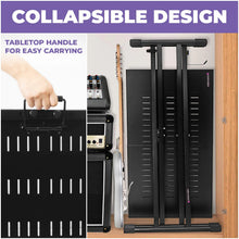 Load image into Gallery viewer, Expandable DJ Table Portable Audio Mixer Stand
