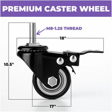 Load image into Gallery viewer, Replacement Wheel Set for Keyboard Stand

