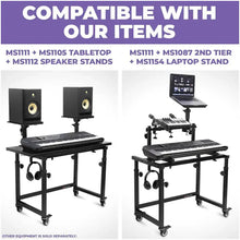 Load image into Gallery viewer, Portable Keyboard Workstation | Home Studio Stand
