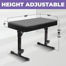 Load image into Gallery viewer, Foldable Large Piano Bench | Adjustable Piano Bench
