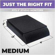 Load image into Gallery viewer, Refurbished Studio Monitor Sound Isolation Pads for Speakers- 5" (Medium)
