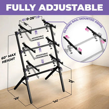Load image into Gallery viewer, 3 Tier Keyboard and Synth Stand
