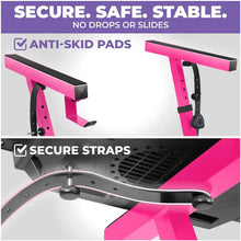 Load image into Gallery viewer, Adjustable Z Style Pink Keyboard Stand
