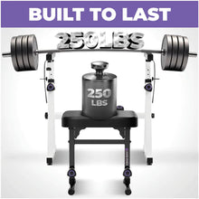 Load image into Gallery viewer, Adjustable White Z Style Keyboard Stand w/ Bench
