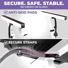 Load image into Gallery viewer, Refurbished Adjustable Z Style White Keyboard Stand
