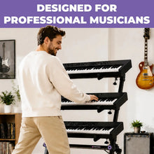 Load image into Gallery viewer, 3-Tier Keyboard and Synth Stand Arms
