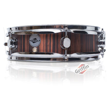 Load image into Gallery viewer, Piccolo Snare Drum 13&quot; x 3.5&quot; by GRIFFIN - 100% Poplar Wood Shell Black Hickory Finish &amp; Drum Head
