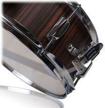 Load image into Gallery viewer, Snare Drum by GRIFFIN - 14&quot; x 5.5&quot;  Black Hickory PVC &amp; Coated Head on Poplar Acoustic Wood Shell
