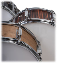 Load image into Gallery viewer, Snare Drum by GRIFFIN - 14&quot; x 5.5&quot;  Black Hickory PVC &amp; Coated Head on Poplar Acoustic Wood Shell
