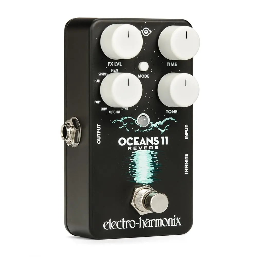 Electro-Harmonix EHX Oceans 11 Reverb Guitar Effects Pedal