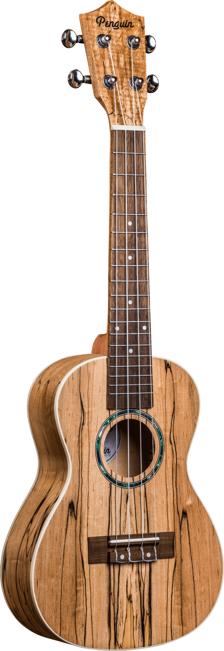 Penguin Classic Spalted Maple Ukulele PGUK770C, Concert Size