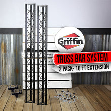 Load image into Gallery viewer, DJ Triangle Truss Extension Lighting System by GRIFFIN Trussing Stage C Clamps
