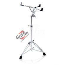 Load image into Gallery viewer, Extended Height Snare Drum Stand by GRIFFIN - Tall Adjustable Height Snare Stand For Practice Pad
