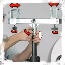 Load image into Gallery viewer, GRIFFIN T Bar Adapters for Lighting Truss Stands (2)- Triangle or Square Trussing Bracket Mounts
