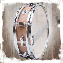 Load image into Gallery viewer, Piccolo Snare Drum 13" x 3.5" by GRIFFIN - 100% Poplar Shell with Oak Wood Finish &amp; Coated Drum Head - Professional Marching Drummers Percussion
