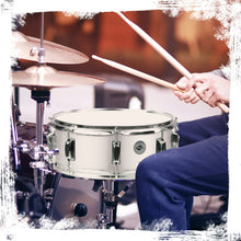 Load image into Gallery viewer, Metal Snare Drum by GRIFFIN - 14" x 5.5" inch Steel Chrome Shell - 8 Tuning Lugs &amp; Snare Throw Off
