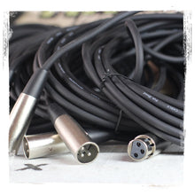 Load image into Gallery viewer, XLR Microphone Cable by FAT TOAD - 20ft Professional Pro Audio Mic Cord Extension Patch Wire
